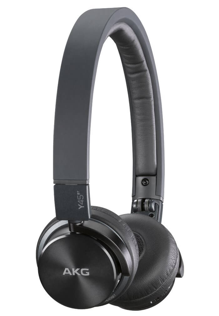 AKG Y45BT Black Mini On-Ear Wireless Bluetooth Headphones