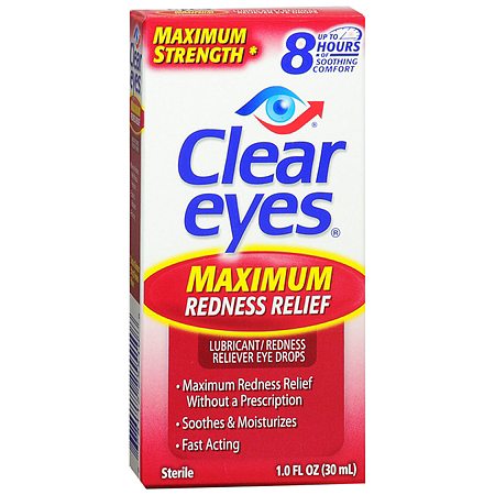 Clear Eyes Maximum Strength - Redness Relief Eye Drops