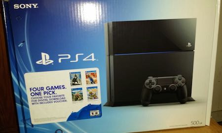Playstation Console Bundle with Downloadable Game of Choice Voucher
