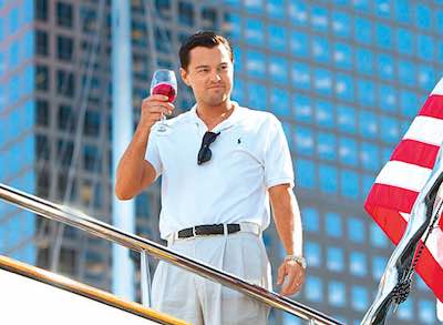 The Wolf of Wall Street - Leonardo DiCaprio on a boat