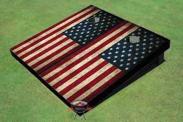 American Flag Theme Corn Hole Boards Cornhole Game Set