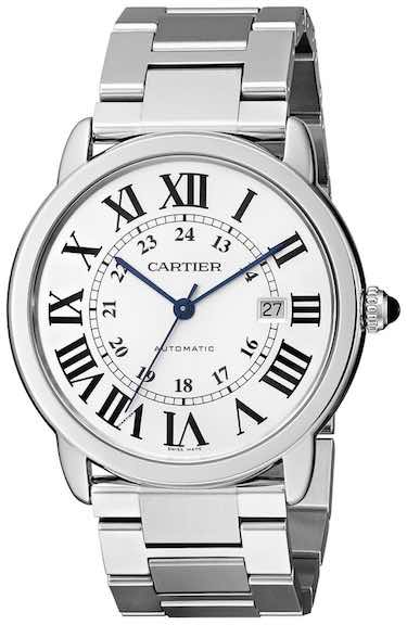 Cartier Ronde Stainless Steel Watch