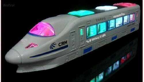 Electric Train Toy with Lights