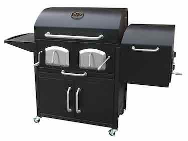 Landmann 591320 Smoky Mountain Bravo Premium Charcoal Grill with Offset Smoker Box