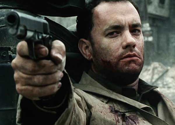 Saving Private Ryan - Tom Hanks pointing gun