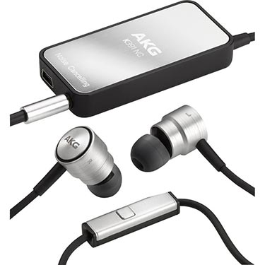 AKG K391NC High-Performance Noise-Cancelling In-Ear Headphones with Digital Active Noise Cancellation