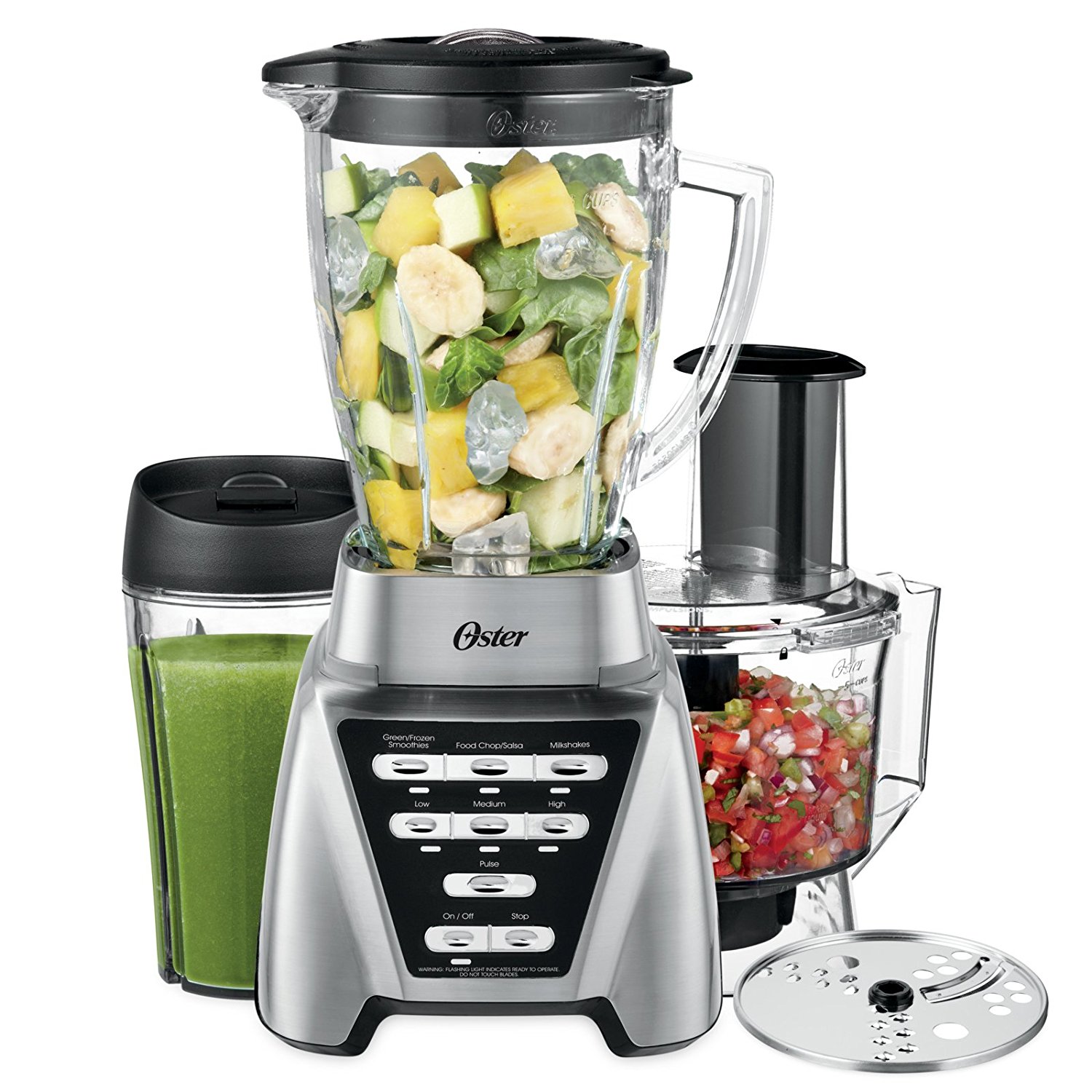 Oster Pro 1200 Blender 3-in-1 with Food Processor Attachment
