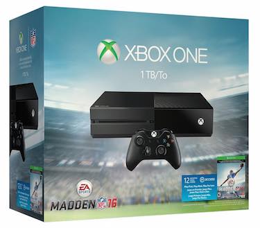Xbox One Madden NFL 16 1TB Bundle