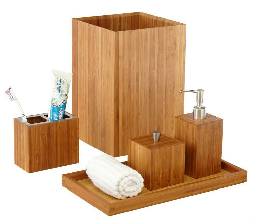 Bamboo Bath and Vanity Set 