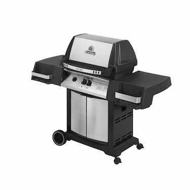 Broil King 945354 Crown 20 Liquid Propane Gas Grill, Stainless Steel/Black