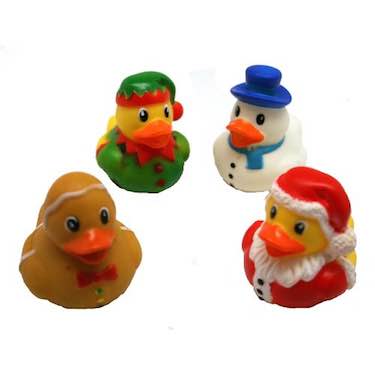Holiday Christmas Theme Rubber Ducks