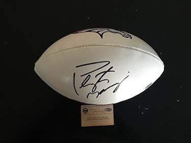 Peyton Manning Autographed Ball
