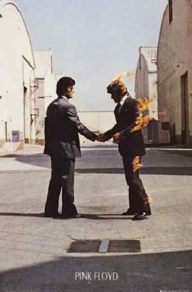 Pink Floyd Wish You Were Here poster
