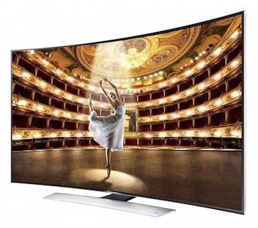 Samsung Curved 55-Inch 4K Ultra HD 120Hz 3D Smart LED TV