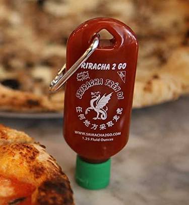 Sriracha Refillable Keychain 1.25oz
