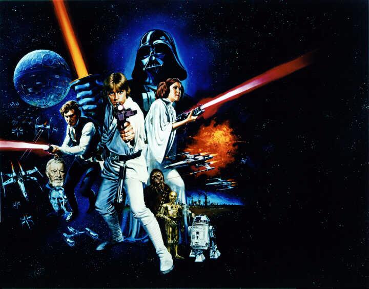 Star Wars film poster