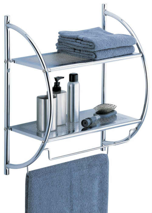 Shelf with Towel Bars